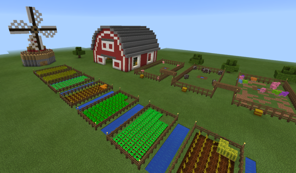 Minecraft Build Schematics For Farms 3941