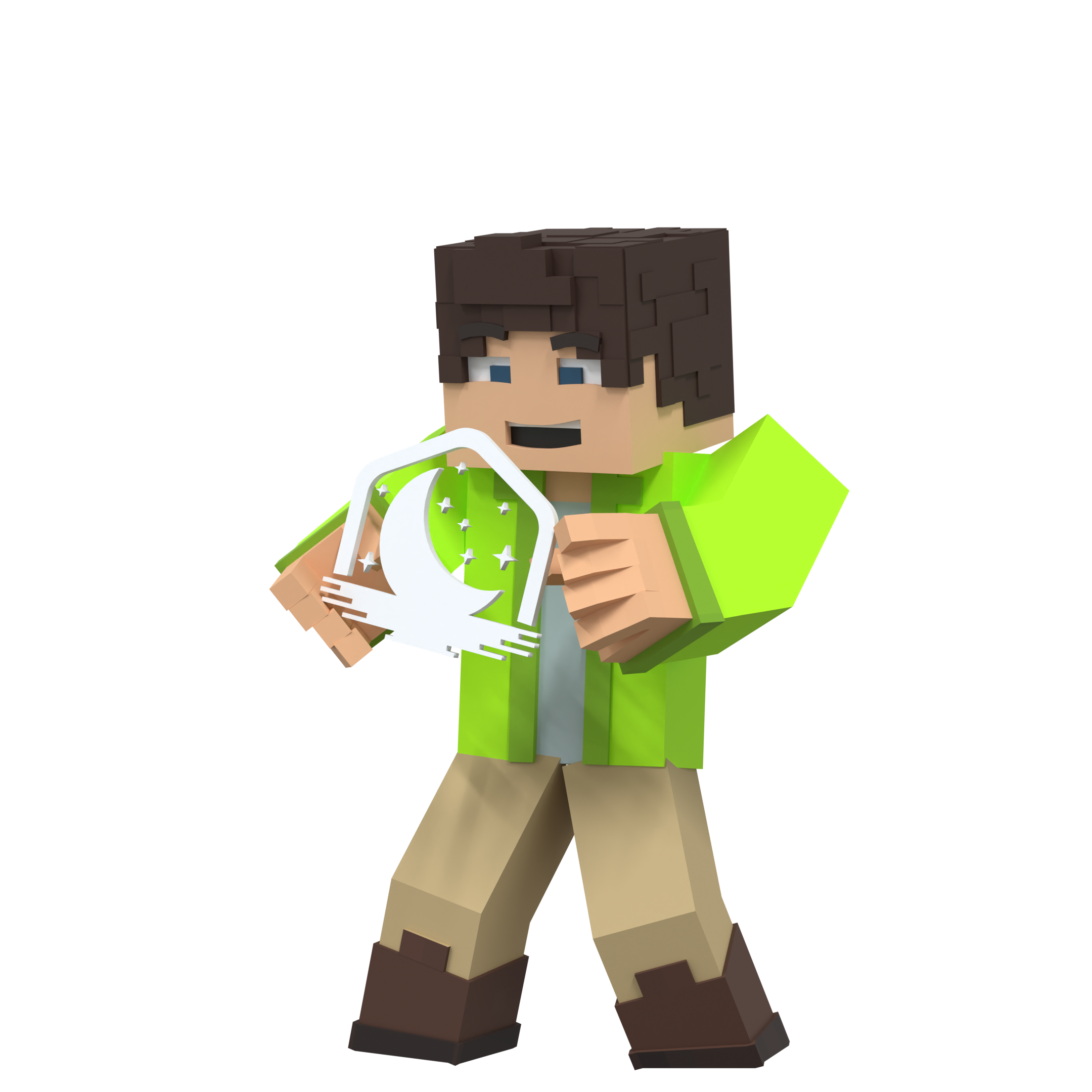 Apex character holding a Lunar Client envelope