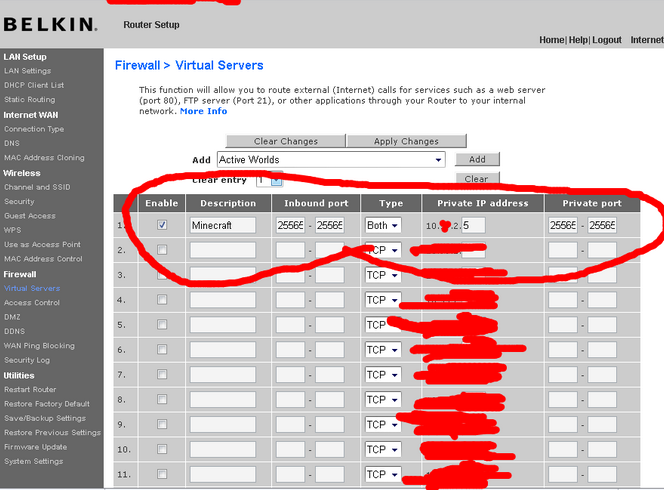 application type for port forwarding soulseekqt