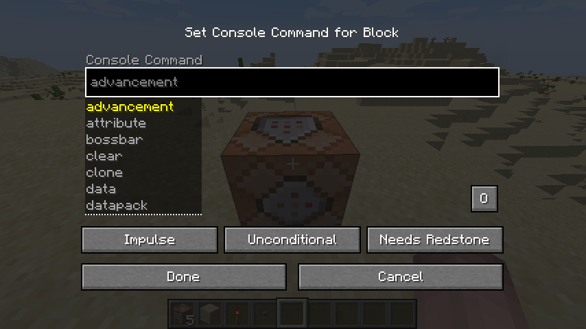minecraft server commands 1.7 10